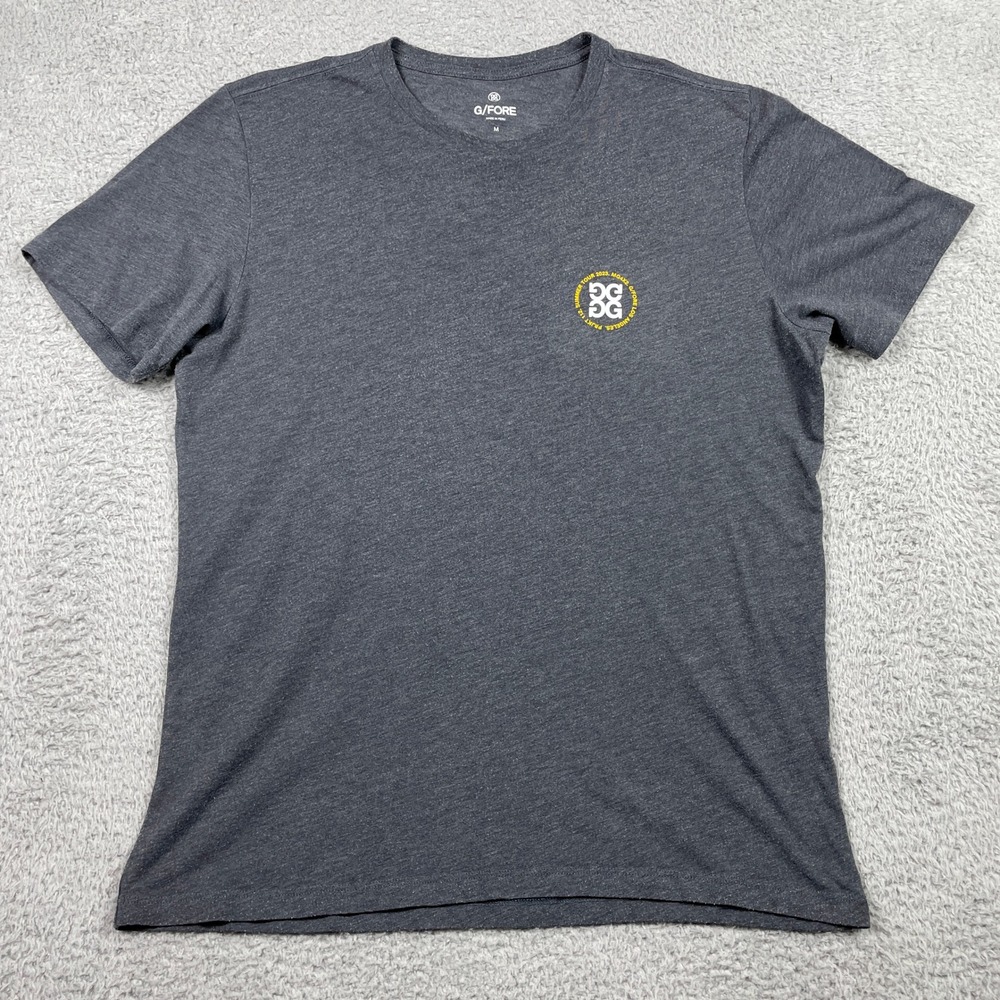 G/FORE Summer Tour 2023 T-Shirt Mens Medium Grey Graphic PRJKT.112‎ Tee MG4X2